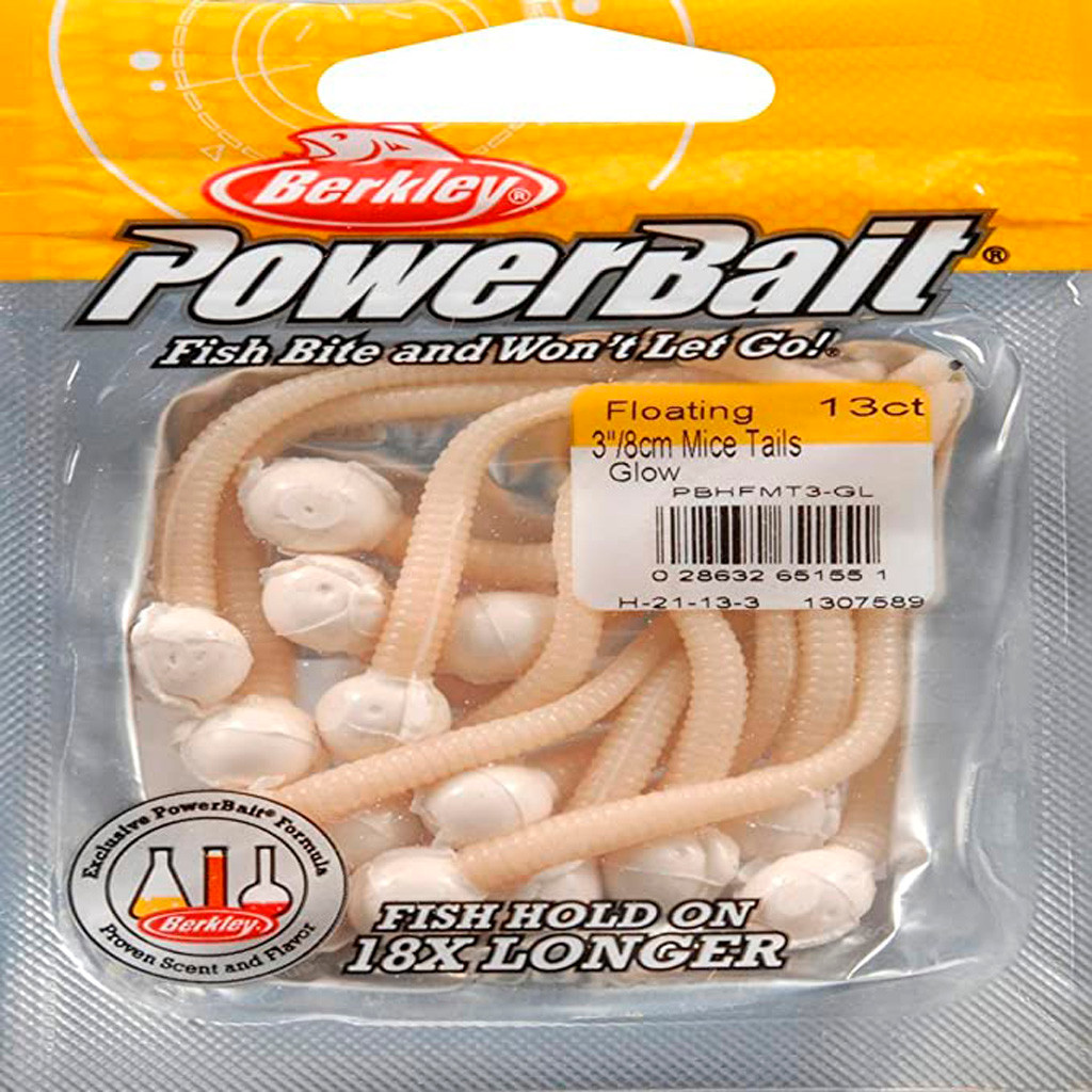 Berkley Mice Tail 3in Glow