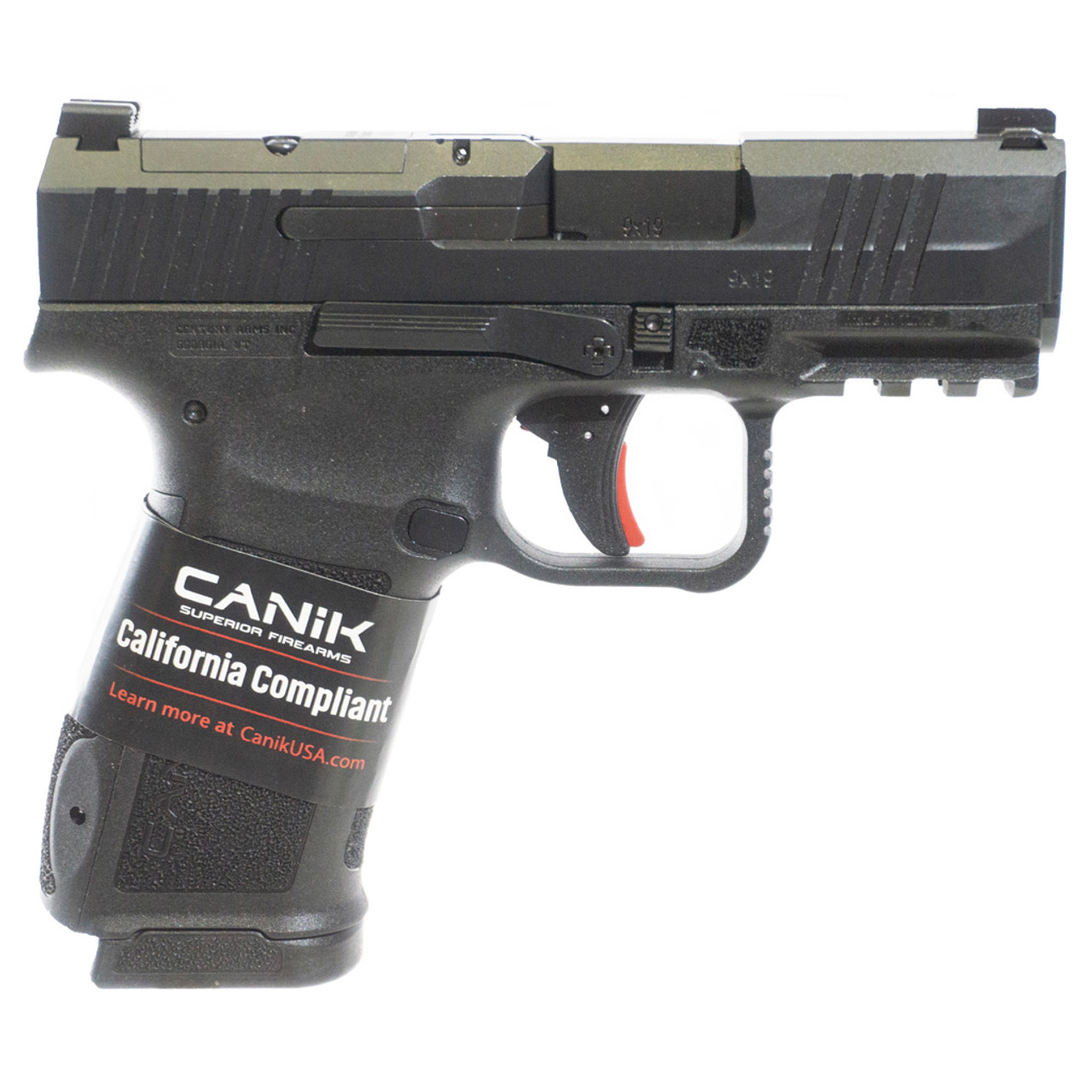 Canik Mete MC9 L Pistol 9mm 3.18 in . Black 10 Rd. CA