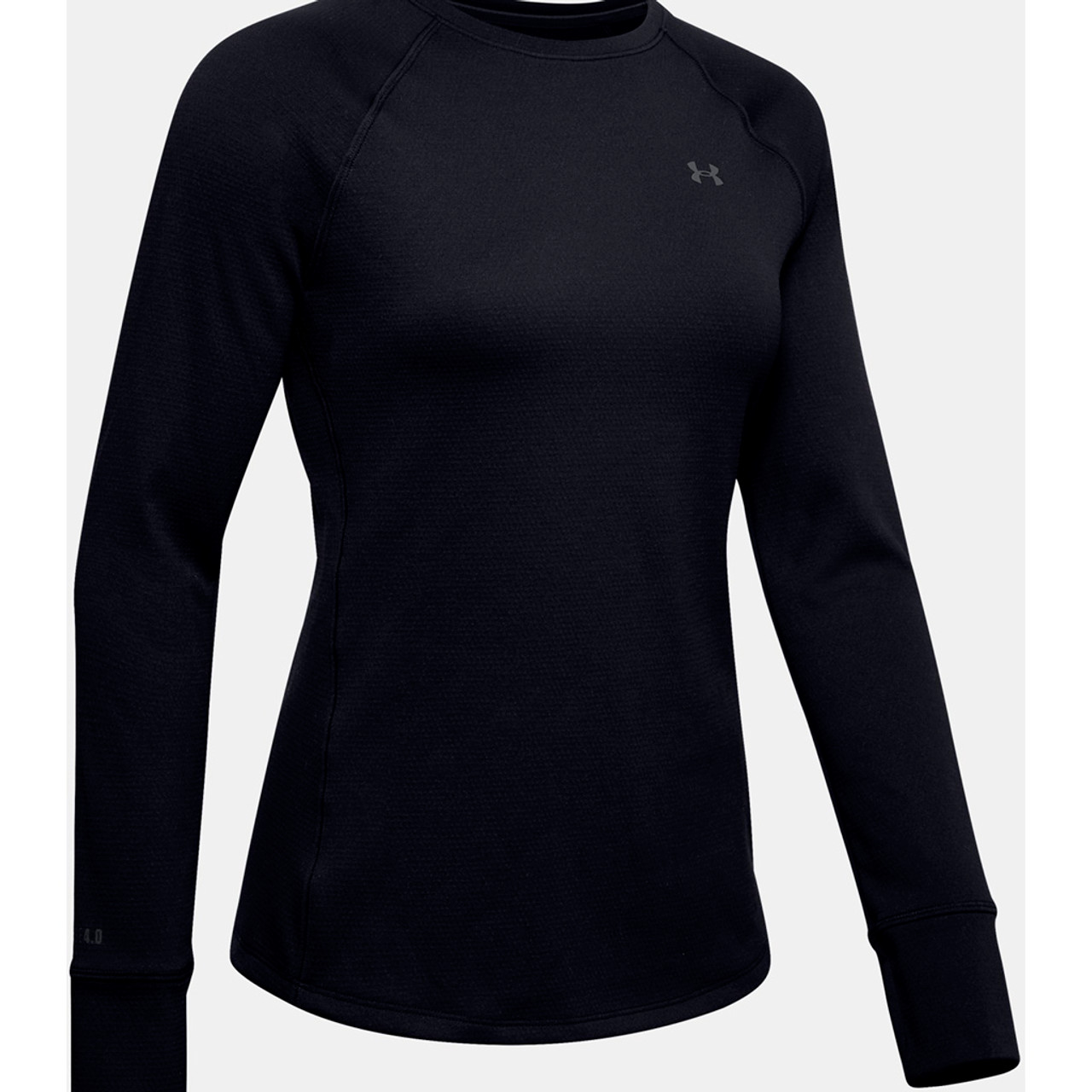 UA Women's Base 4.0 Crew Shirt Black