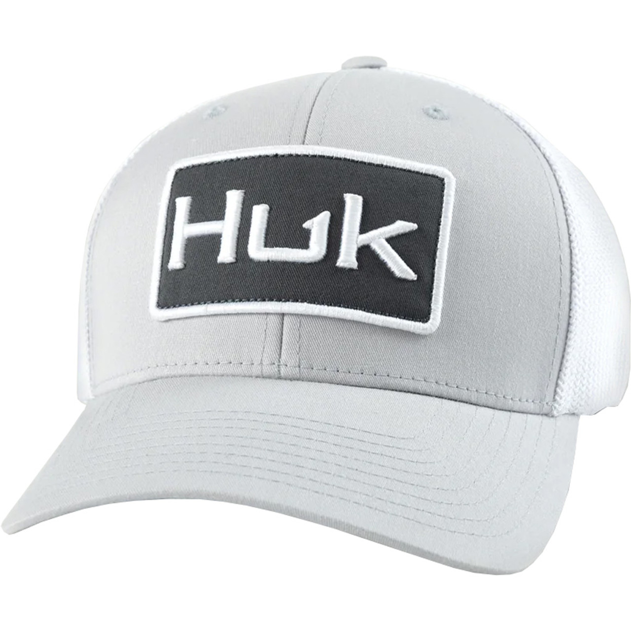 Huk Huk Logo Stretchback Trucker Hat Black