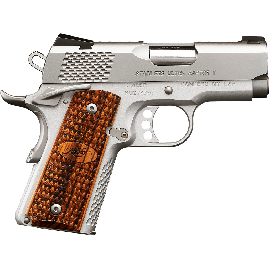 Kimber Ultra Raptor II Pistol 45 ACP 3 in. Stainless 7+1 rd.