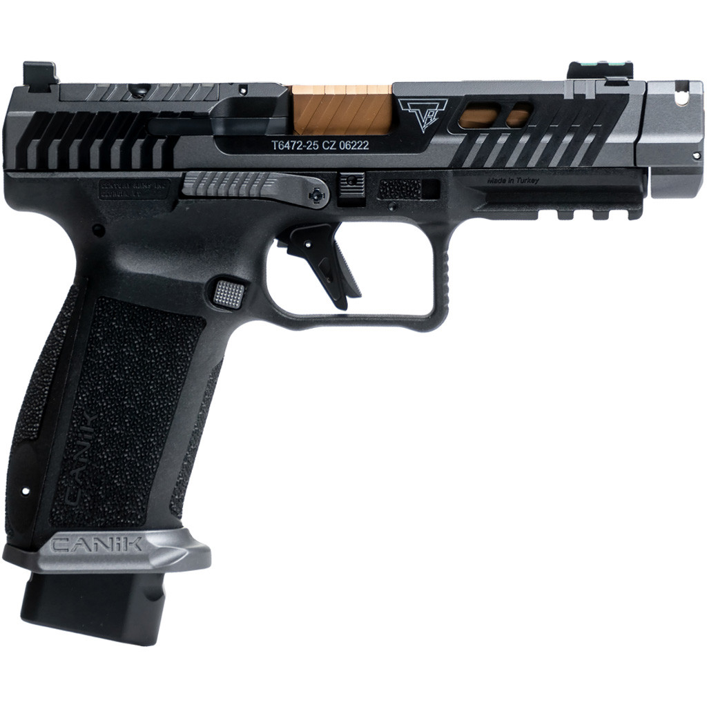 Canik TTI Combat Smoke Pistol 9mm 4.6 in. Grey 18 rd.