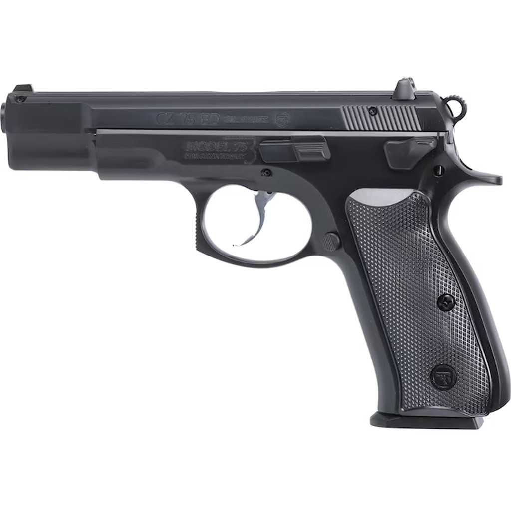 CZ 75 BD 50th Anniversary Elite Pistol 9 mm 4.6 in. Black w/Decocker 16 rd.