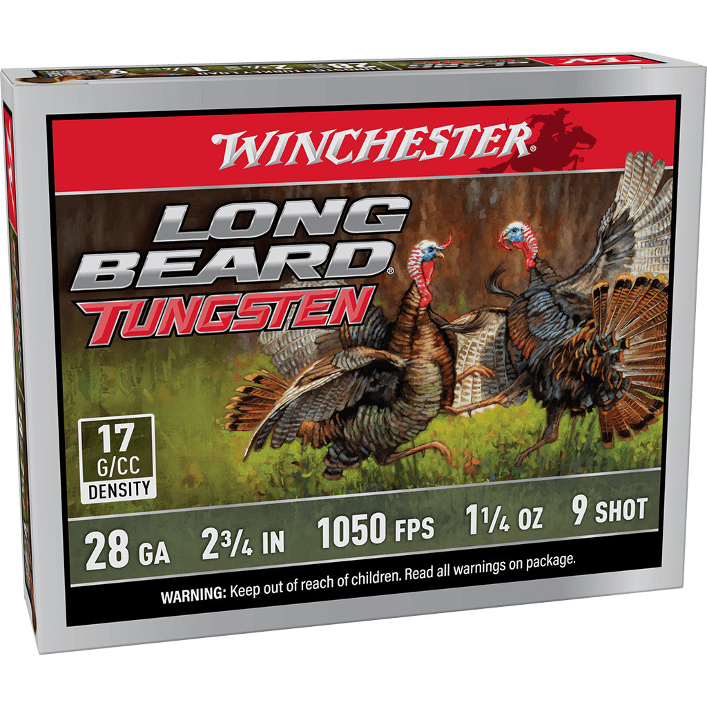 Winchester Long Beard Tungsten Load 28 ga. 2 3/4 in. #9 TS17 1 1/4 oz. 5 rd.
