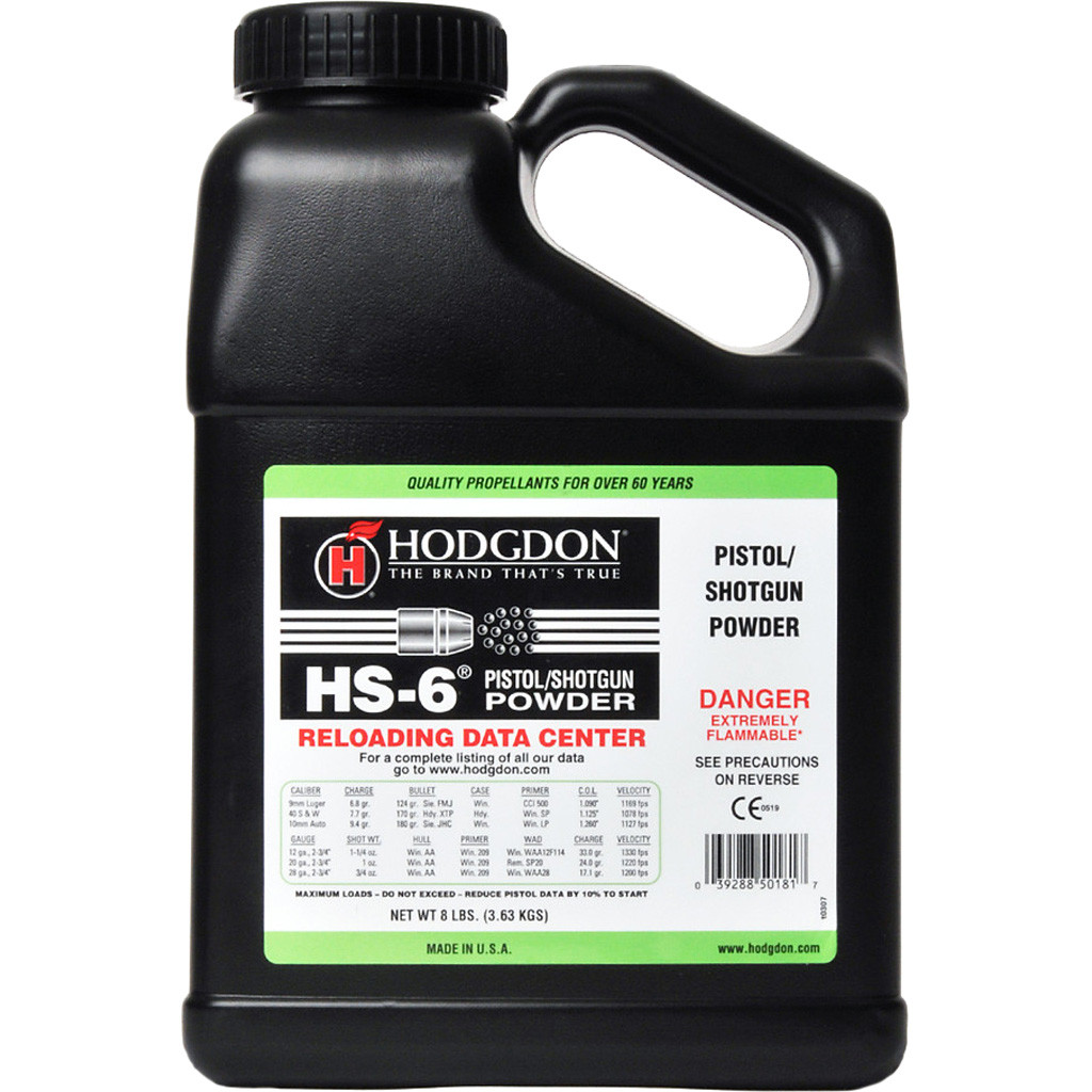 Hodgdon HS-6 Powder Shotgun/Pistol HAZMAT