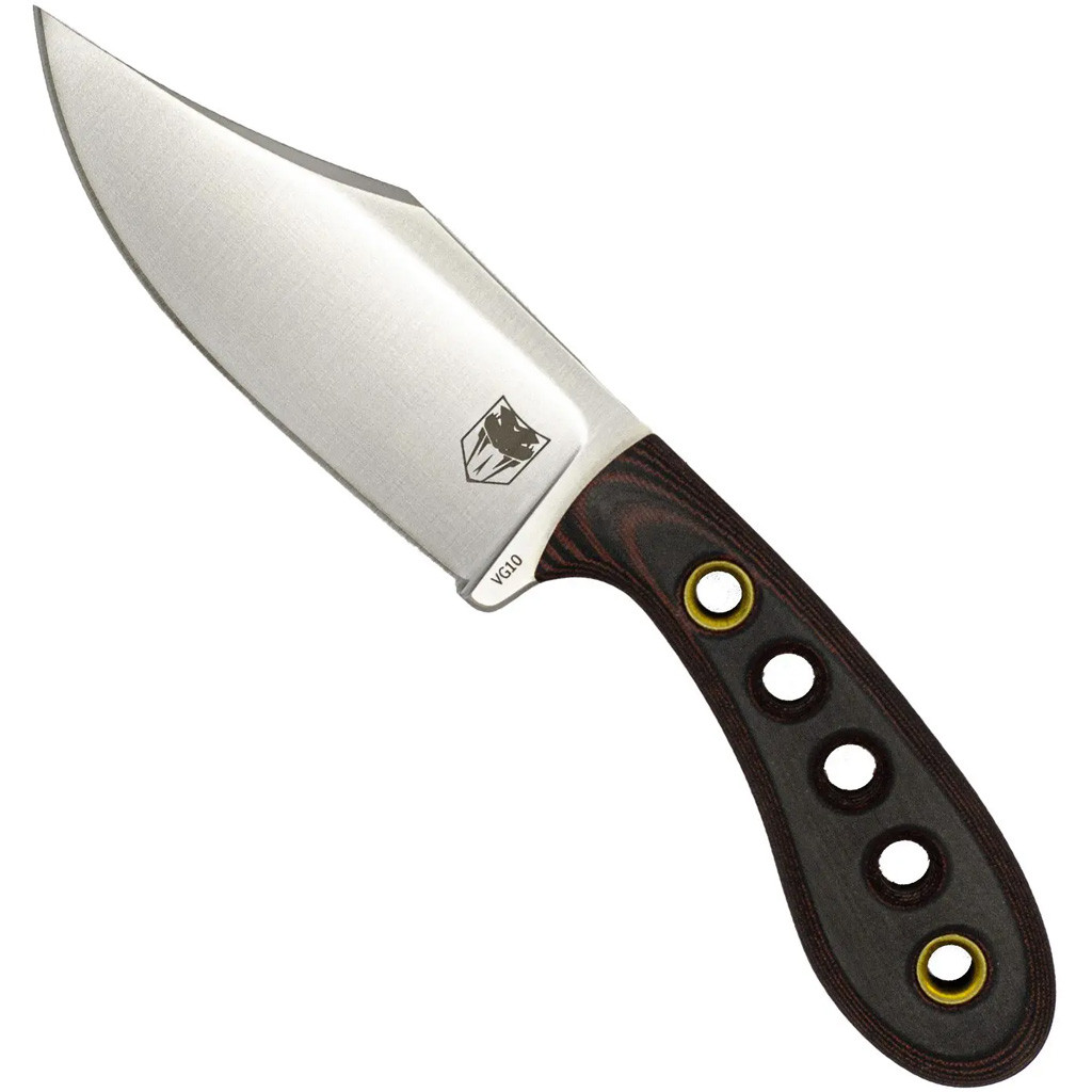 CobraTec Pocket Bowie Knife Fixed Blade Mikarta