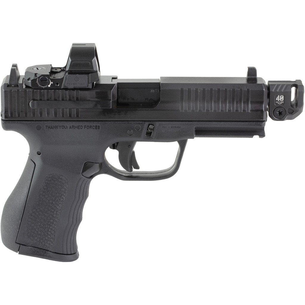 FMK G3 Strike Threaded Barrel Pistol 9mm 4.5 in BLK w/Comp, Red Dot, Sup Sight 14/17rd