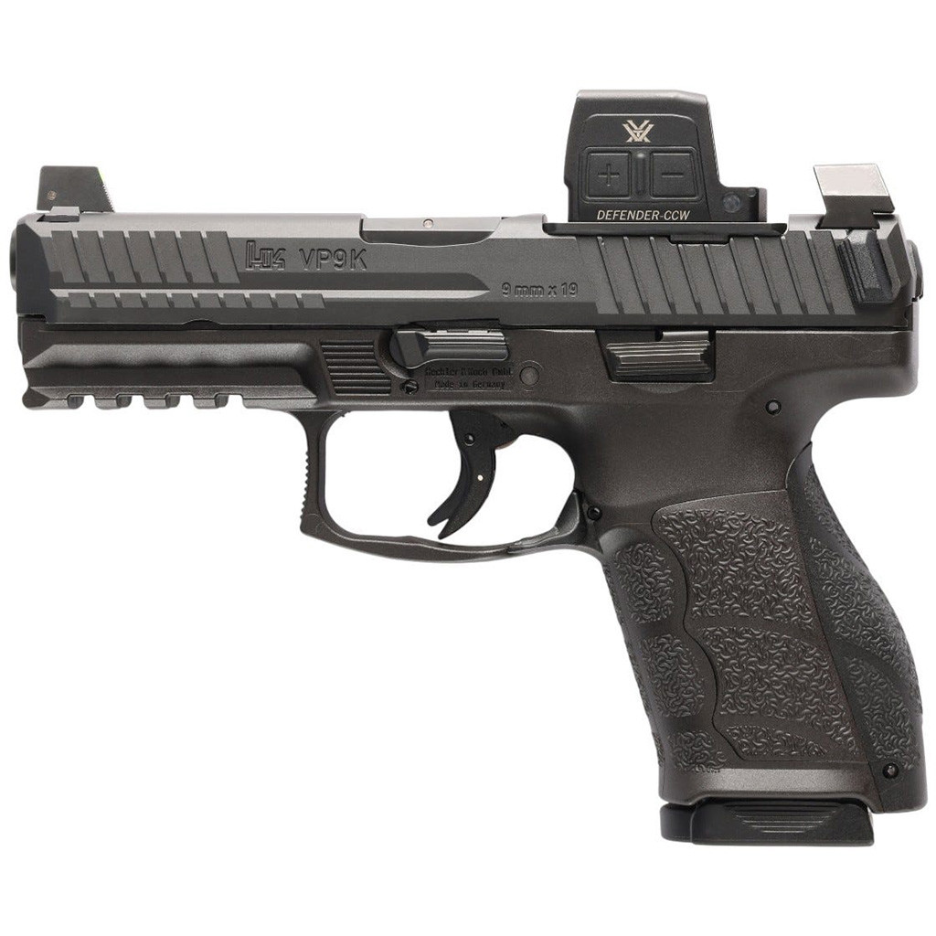 HK VP9A1 OE Vortex CCW Pistol 9mm 4.09in Barrel 15rd Mag Black Vortex CCW Dot