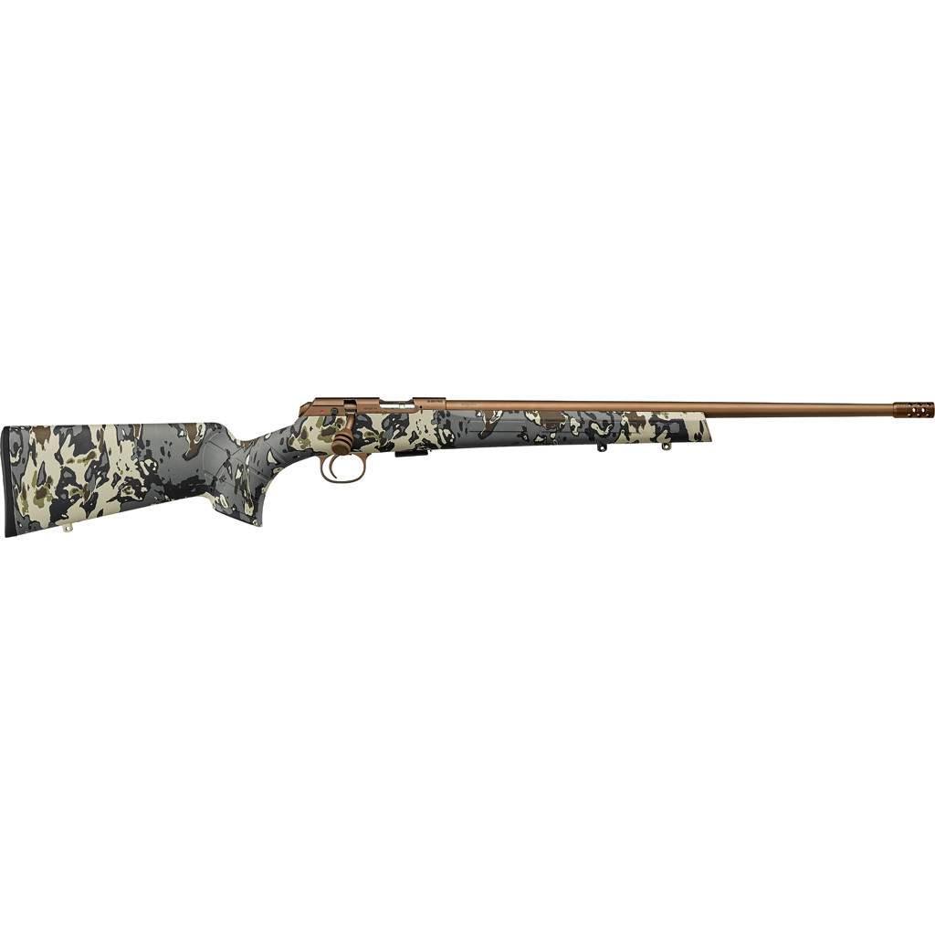 CZ 457 Hunter Veil Rifle  22 LR 20 in. Bronze/Veil Camo Threaded 1/2X28 5rd.