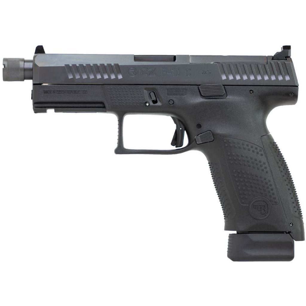 CZ P-10 C Optic Ready Pistol 9mm 4 in. Black Suppressor Ready 15+1 rd.