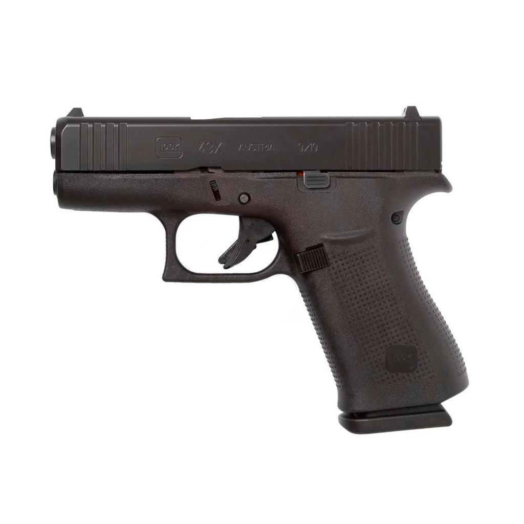 Glock G43X Pistol 9mm Luger 10+1 Black Polymer 3.41 in. RH