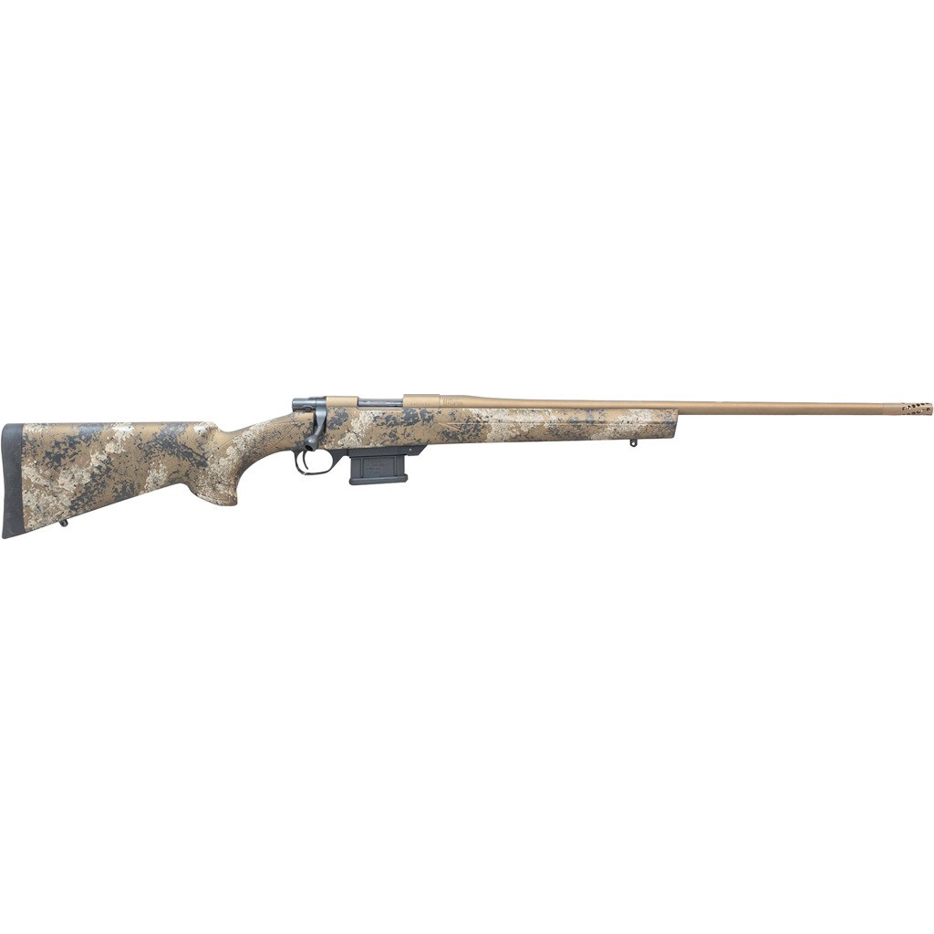 Howa M1500 Fence Line Mini Action Varmint Rifle 223 Rem 20 in. Bronze/Scorched Earth Camo HTI