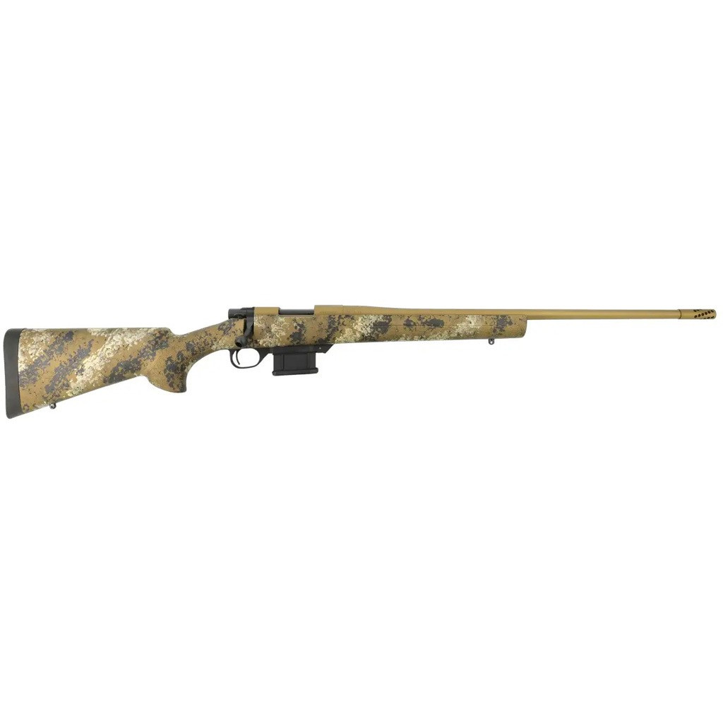 Howa M1500 Fence Line Mini Action Rifle 223 Rem 22 in. Bronze/Scorched Earth Camo HTI