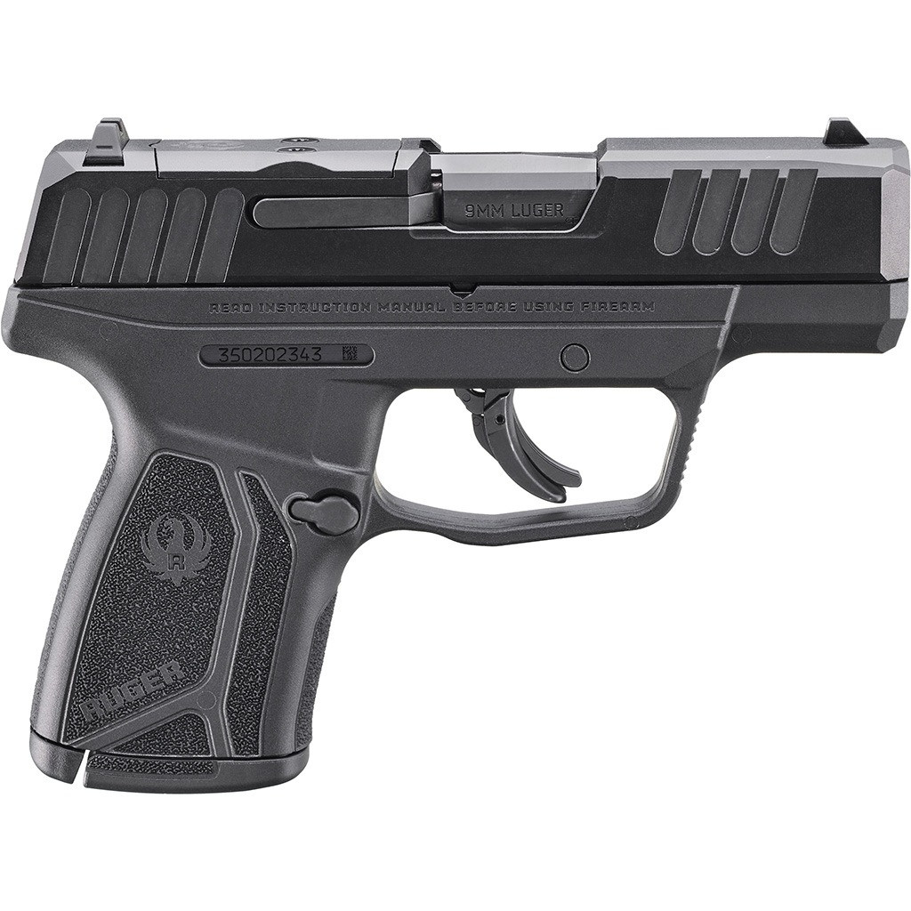 Ruger Max 9 Pistol 9mm 3.2in Barrel 12rd Magazine Black Manual Saftey