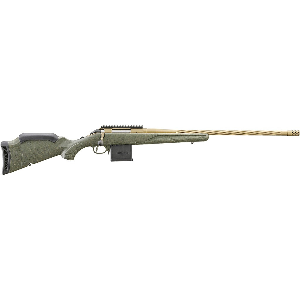 Ruger American Gen2 Predator Rifle 350 Legend Green Splatter Stock 22inch Barrel