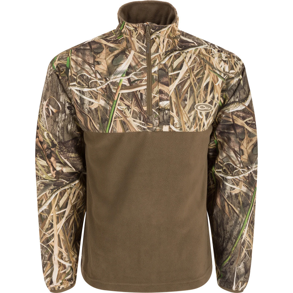Drake 1/4 Zip Refuge Eqwader Shadowgrass