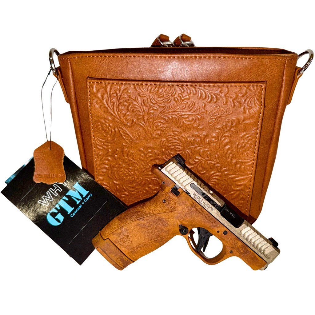 S&W Bodyguard 2.0 Pistol  380 ACP 2.75 in Brown w/Brown Leather Purse 12 rd.