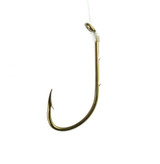 Eagle Claw Snelled Hook Bronze 6 Pack