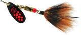 Mepps Black Fury In-Line 1/4oz Dressed Treble Spinner