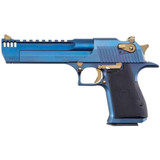 Magnum Research Desert Eagle Mark XIX Pistol 50 AE 6 in. Carbo Blue w/Titanium 7 rd