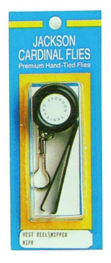 Jackson Cardinal Vest Reel with Nippers