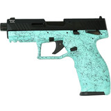Taurus 2TX 22 Pistol 22 LR. 4.6 in. Cyan Splatter/BK 16 rd. & 22 rd.