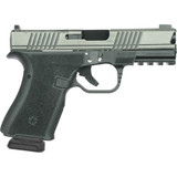 Black Rain Ordnance Frontline Pistol 9mm 4 in. Black/Gun Metal Grey Battleworn 15 rd.