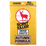 Wildlife Research Scent Killer Dryer Sheets Autumn 12 pk.