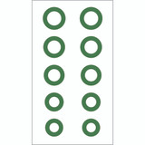 Gunstar Chubby Circle Reticle Set Green