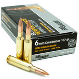 Sig Sauer Elite Match Grade Performance Rifle Ammo 6mm Creedmoor 107 gr. OTM 20 rd.