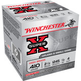 Winchester Super-X High Brass Heavy Game Load 410 ga. 2.5 in. 1/2 oz. 4 Shot 25 rd.