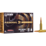 Federal Gold Medal Rifle Ammo 6.5 Creedmoor 130 gr. Berger Hybrid VLD 20 rd.