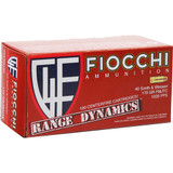 Fiocchi Range Dynamics Pistol Ammo 40 S&W 170 gr. FMJTC 100 rd. Fiocchi Range Dynamics Pistol Ammo 40 S&W 170 gr. FMJTC 100 rd.