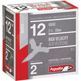 Aguila High Velocity Shotgun Game Load 12 ga. 2.75 in. 1 1/4 oz. 2 Shot 25 rd.
