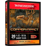 Winchester Copper Impact Sabot Slug 20 ga. 2.75in. 3/4oz. 5 rd.