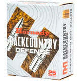Hornady Back Country Defense Pistol Ammo 9mm +P 138 gr. DGH 25 rd.