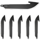 Outdoor Edge Drop Point Replacement Blades Black 2.2 in. 6 pk.