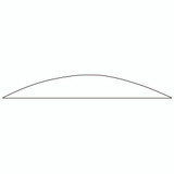 Gateway Magnum Feathers White 5.5 in. LW 50 pk.