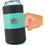 Toadfish Non-Tipping Can Cooler Teal W/Adapter
