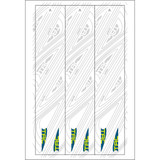 TAC Vanes Arrow Specific Wraps White Size C 4.675 13 pk.