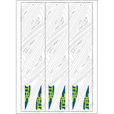 TAC Vanes Arrow Specific Wraps White Size C 4.675 13 pk.