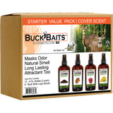 Buck Baits Cover Scent Starter Kit Earth/Acorn/ Apple/ Corn