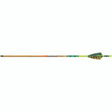 Black Eagle Instinct Traditional Arrows .005 500 Green/Yellow Feathers 6 pk.
