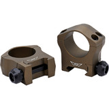 Warne Mountain Tech Scope Rings Burnt Bronze 30mm Low