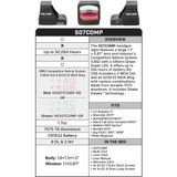 Holosun HE507 Competition Reflex Sight 2MOA and 32MOA Circle