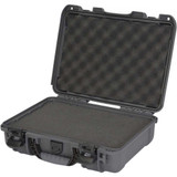 Nanuk Pistol and Accessory Hard Case w/Foam Graphite 13.2 in. x 9.2 in. x 3.8 in.