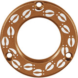 Axcel Driver Hubcap Coyote Tan w/Engraving Deer Tracks Pattern