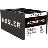 Nosler AccuBond Bullets .270 Cal. 150 gr. Spitzer Point 50 pk. Nosler AccuBond Bullets .270 Cal. 150 gr. Spitzer Point 50 pk.