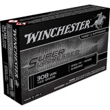 Winchester Super Suppressed Rifle Ammo 308 Win. 168 gr. Open Tip Range 20 rd.