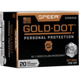 Speer Gold Dot Personal Protection Pistol Ammo 357 Mag. 158 gr. HP 20 rd.